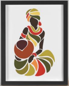 Art Framed Poster 8x10in